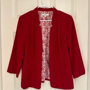Kensie Blazer Red Sz L